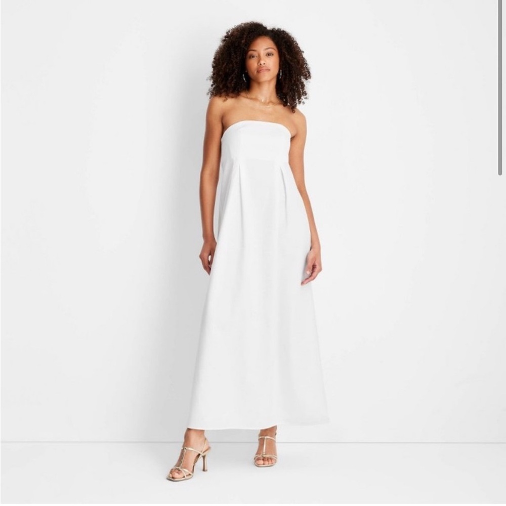 Women's Strapless Column Ankle Length Dress - Future Collective w/Jenee Naylor